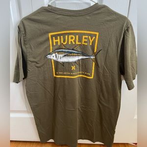 NWT Men’s Small Hurley fish fishing T shirt